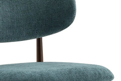 Chaise de Salle à Manger NONYA en Tissu - 48,5 x 53 cm