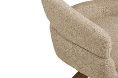 Chaise de Salle à Manger Pivotante avec Pieds en Chêne DOVER - 61 x 58 cm