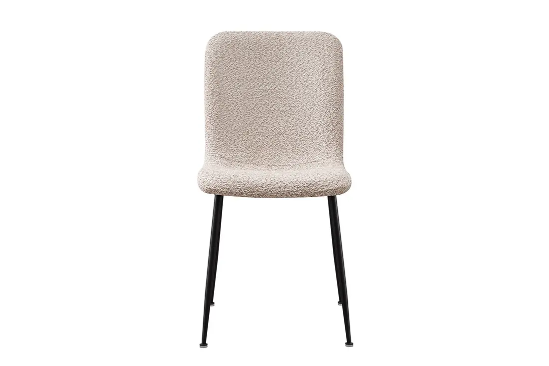 Chaise de Salle à Manger ALICYA Velours Côtelé ou Bouclé - 42 x 57 cm