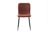 Chaise de Salle à Manger ALICYA Velours Côtelé ou Bouclé - 42 x 57 cm