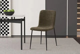 Chaise de Salle à Manger ALICYA Velours Côtelé ou Bouclé - 42 x 57 cm