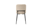 Chaise de Salle à Manger ALICYA Velours Côtelé ou Bouclé - 42 x 57 cm