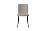 Chaise de Salle à Manger ALICYA Velours Côtelé ou Bouclé - 42 x 57 cm