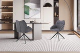 Chaises Pivotantes de Salle à Manger MAHY avec Accoudoirs - 90 x 60 cm