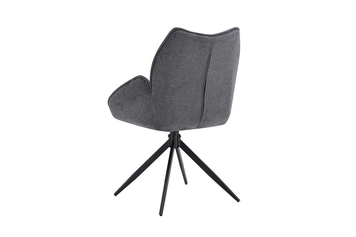 Chaises Pivotantes de Salle à Manger MAHY avec Accoudoirs - 90 x 60 cm