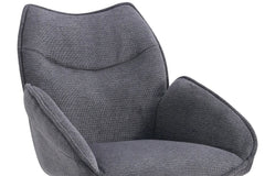 Chaises Pivotantes de Salle à Manger MAHY avec Accoudoirs - 90 x 60 cm