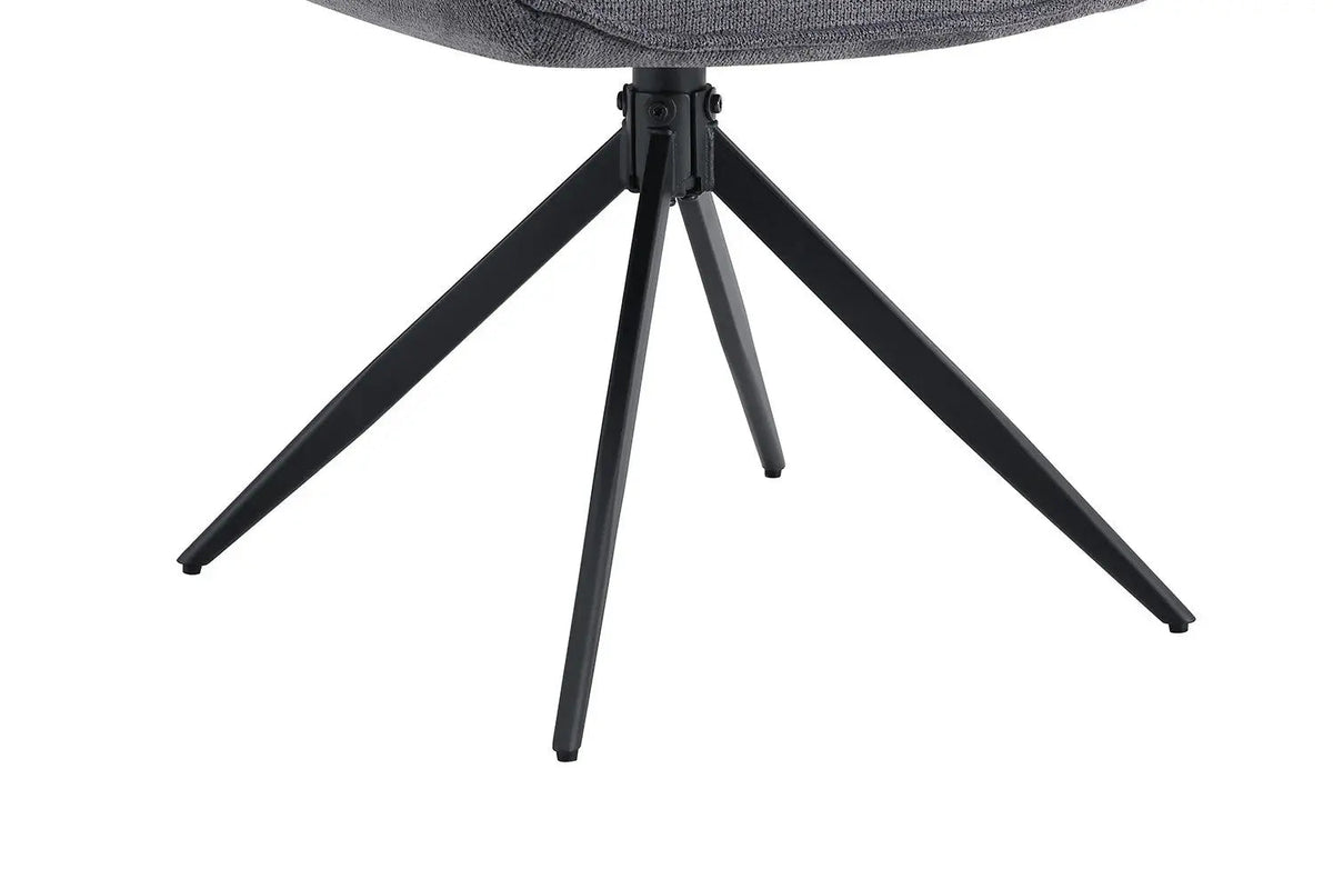 Chaises Pivotantes de Salle à Manger MAHY avec Accoudoirs - 90 x 60 cm