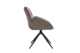Chaises Pivotantes de Salle à Manger MAHY avec Accoudoirs - 90 x 60 cm