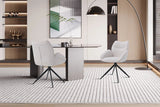 Chaises Pivotantes de Salle à Manger MAHY avec Accoudoirs - 90 x 60 cm
