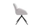 Chaises Pivotantes de Salle à Manger MAHY avec Accoudoirs - 90 x 60 cm