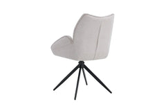 Chaises Pivotantes de Salle à Manger MAHY avec Accoudoirs - 90 x 60 cm