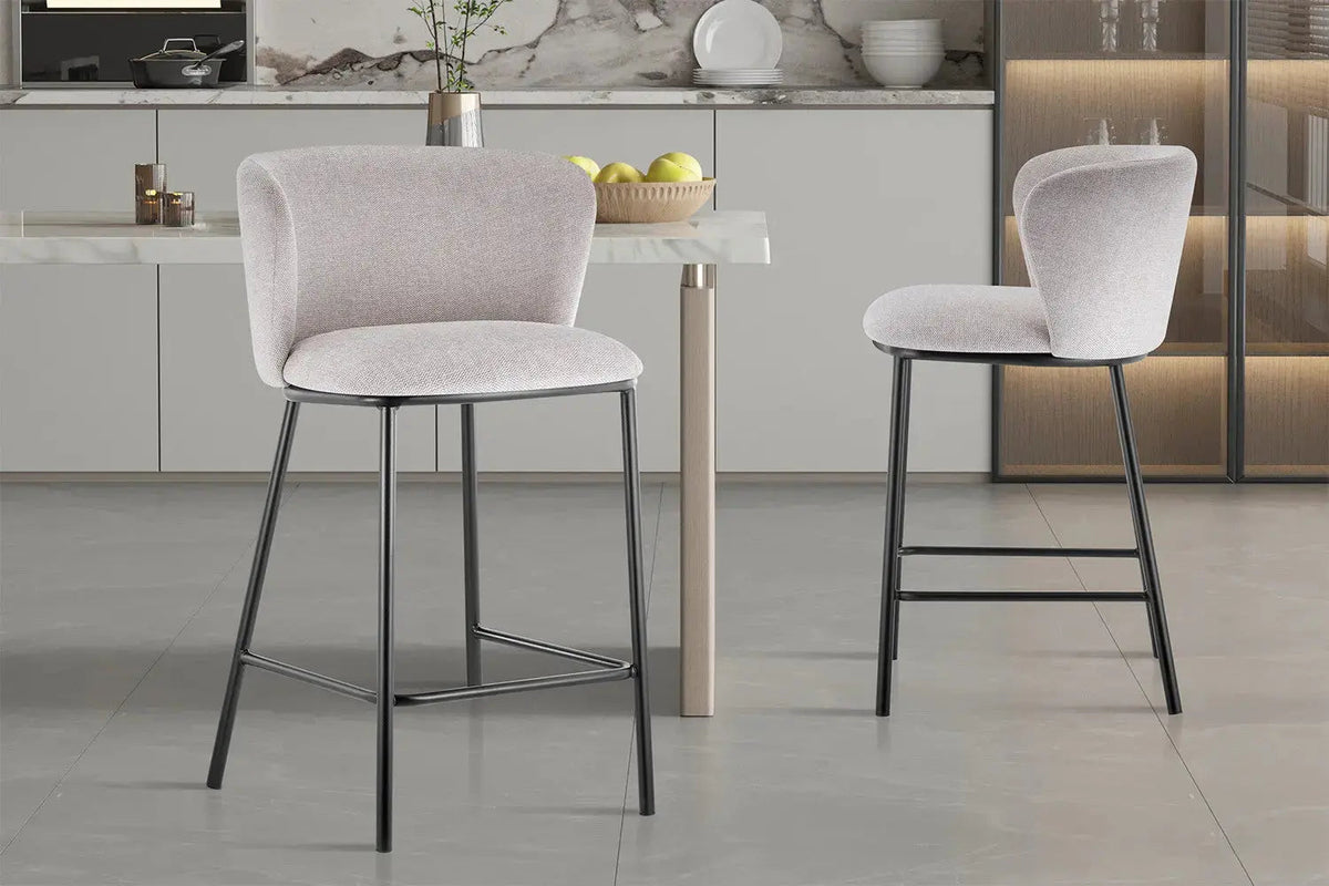 Chaises de Bar ARTHURO - 53 x 50,5 cm