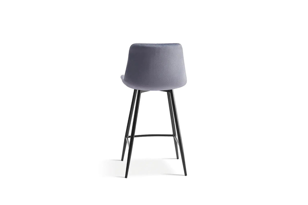 Chaises de Bar JULIA Velours - 46 x 36 cm