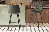 Chaises de Bar JULIA Velours - 46 x 36 cm