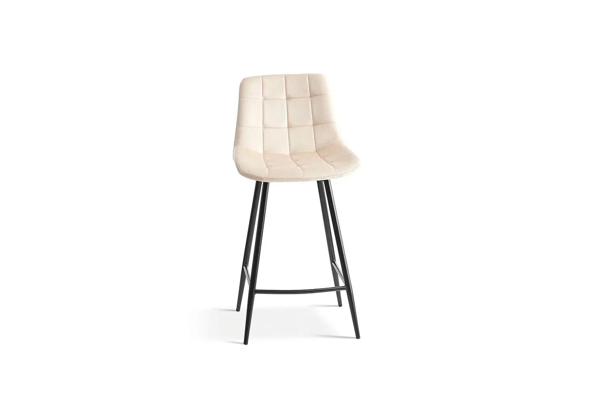 Chaises de Bar JULIA Velours - 46 x 36 cm