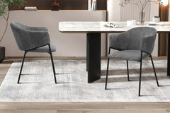 Chaise de salle à manger HINAYA en Tissu - 54 x 62 cm