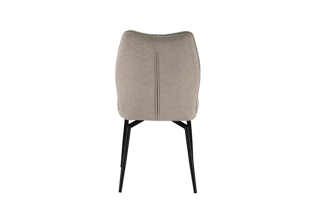 Chaises de Salle à Manger Pivotante LYARA en Tissu - 45,5 x 60 cm