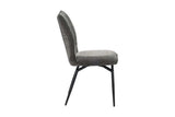 Chaises de Salle à Manger Pivotante LYARA en Tissu - 45,5 x 60 cm