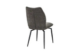 Chaises de Salle à Manger Pivotante LYARA en Tissu - 45,5 x 60 cm
