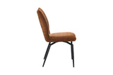Chaises de Salle à Manger Pivotante LYARA en Tissu - 45,5 x 60 cm