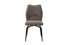 Chaises de Salle à Manger Pivotante LYARA en Tissu - 45,5 x 60 cm