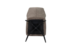 Chaises de Salle à Manger Pivotante LYARA en Tissu - 45,5 x 60 cm