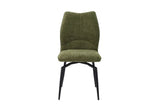 Chaises de Salle à Manger Pivotante LYARA en Tissu - 45,5 x 60 cm