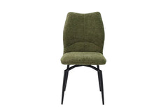 Chaises de Salle à Manger Pivotante LYARA en Tissu - 45,5 x 60 cm