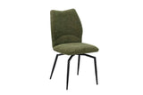 Chaises de Salle à Manger Pivotante LYARA en Tissu - 45,5 x 60 cm
