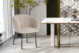 Chaises de Salle à Manger SAVINA avec Accoudoirs - 57 x 62 cm