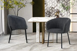 Chaises de Salle à Manger SAVINA avec Accoudoirs - 57 x 62 cm