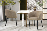 Chaises de Salle à Manger SAVINA avec Accoudoirs - 57 x 62 cm