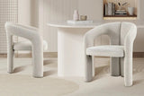 Chaises de Salle à Manger avec Accoudoirs BEJAYA en Tissu - 63 x 62 cm