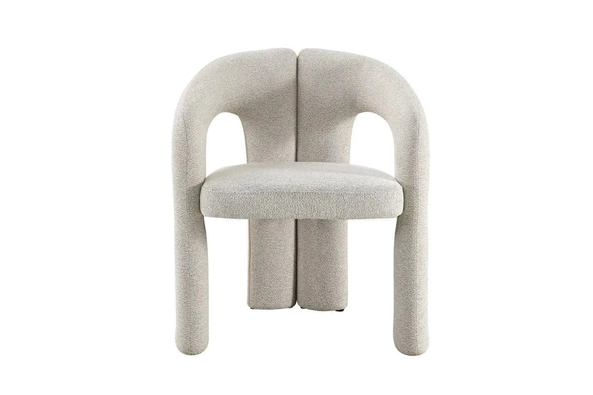 Chaises de Salle à Manger avec Accoudoirs BEJAYA en Tissu - 63 x 62 cm