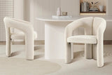 Chaises de Salle à Manger avec Accoudoirs BEJAYA en Tissu - 63 x 62 cm