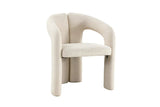 Chaises de Salle à Manger avec Accoudoirs BEJAYA en Tissu - 63 x 62 cm