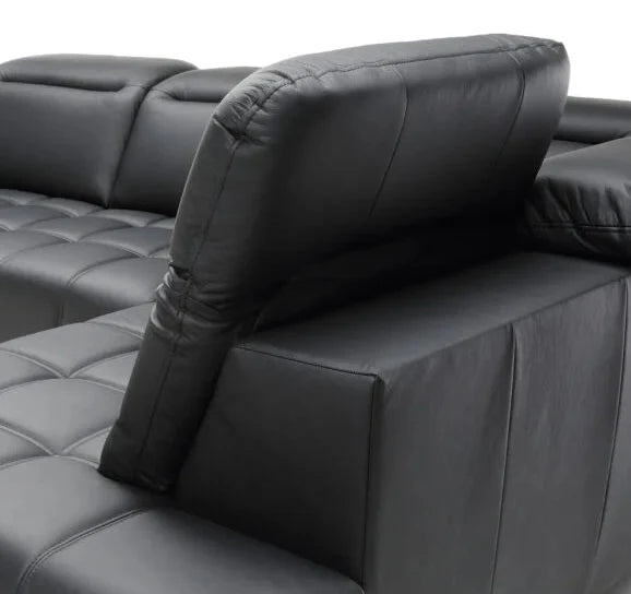 FOCUS L – Canapé d'angle électrique en cuir