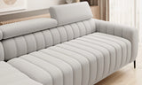 GONDO L – Canapé d'angle convertible avec coffre de rangement