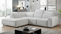 COLTON L  - Assise électrique coulissante + coffre de rangement - 296 x 227cm