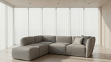 CANDELO L - Canape d'Angle - Mousse HR - 280x218xm