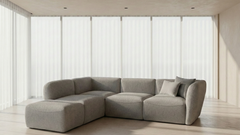 CANDELO L - Canape d'Angle - Mousse HR - 280x218xm