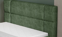 LUCIO – Lit Coffre Box Spring avec Matelas Bonnell