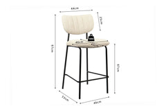 Chaises de Bar ANITA - 46 x 53 cm