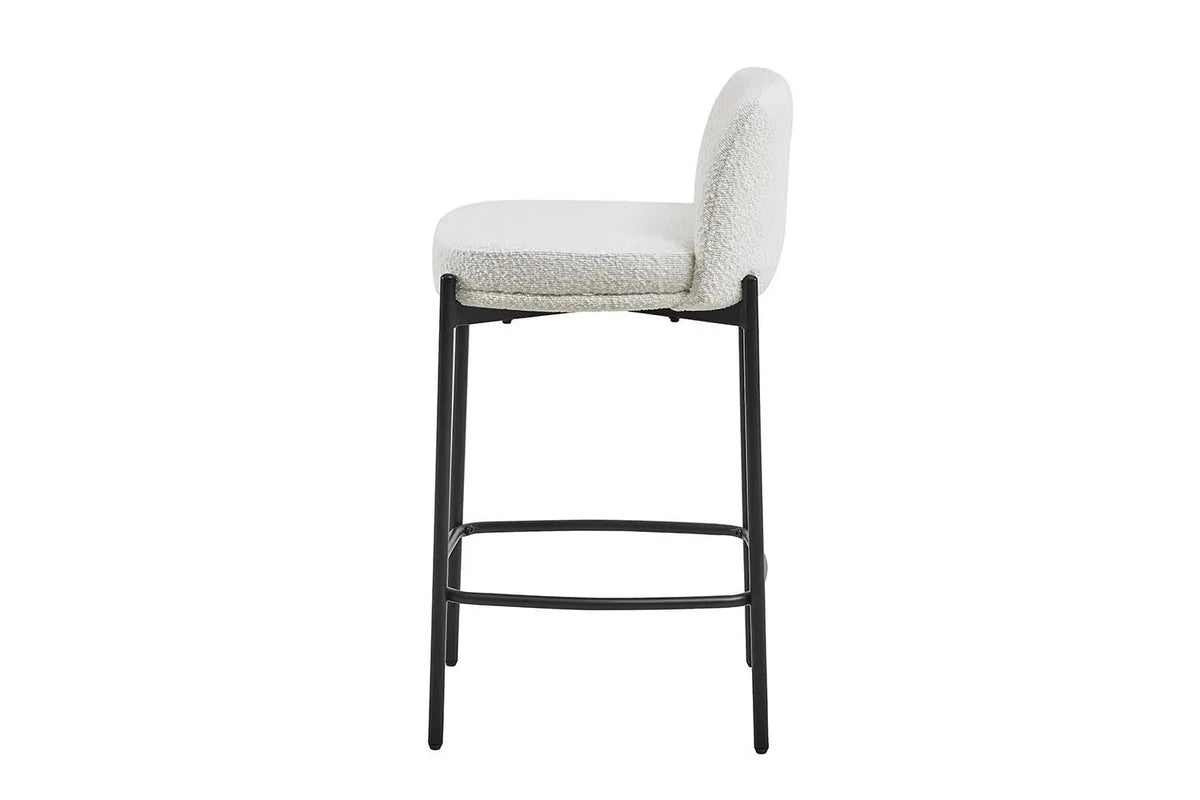 Chaises de Bar ELLYA Blanc - 37.5 x 46 cm