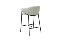 Chaises de Bar HINAYA en Velours Côtelé - 54 x 59 cm