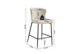 Chaises de Bar LISE - 51,5 x 56 cm