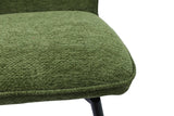 Chaises de Salle à Manger Pivotante LYARA en Tissu - 45,5 x 60 cm