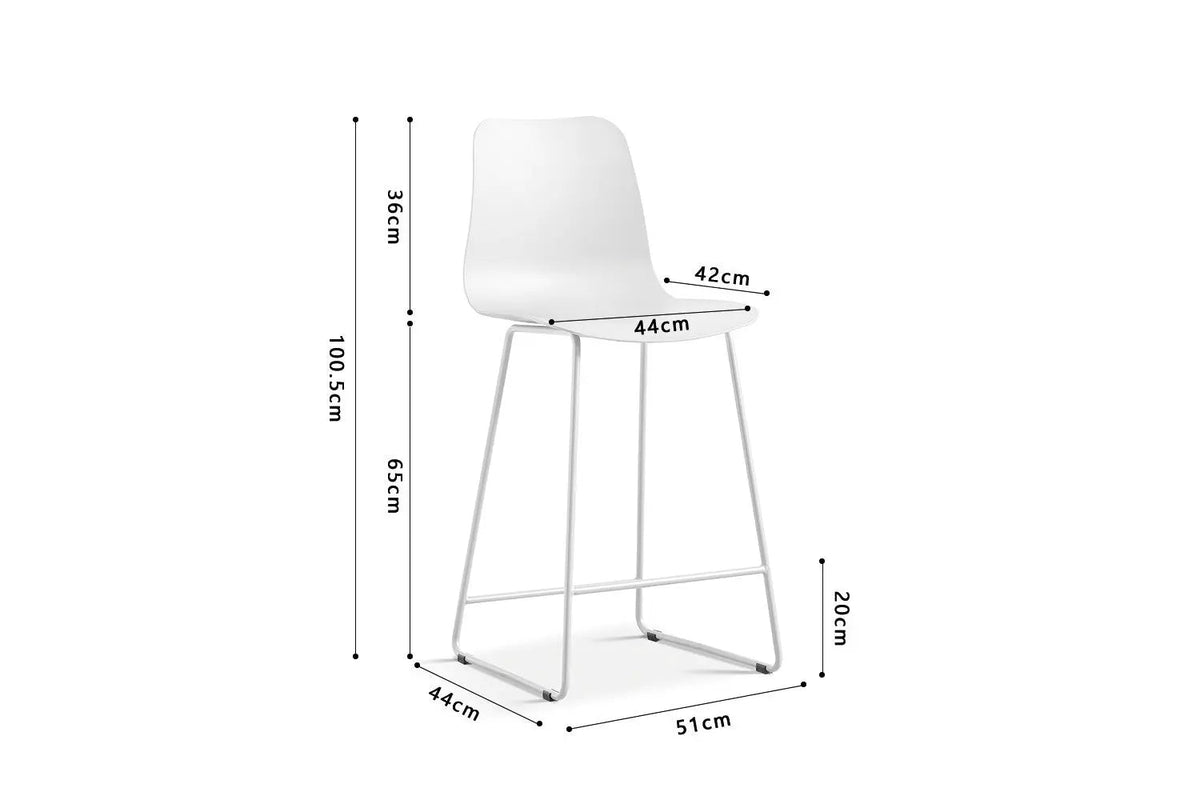 Chaises de Bar MARYA - H:65 cm