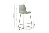Chaises de Bar MARYA - H:65 cm