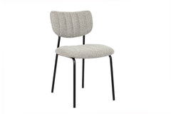 Chaises de Salle à Manger ANITA Gris Claire - 72 x 53 cm